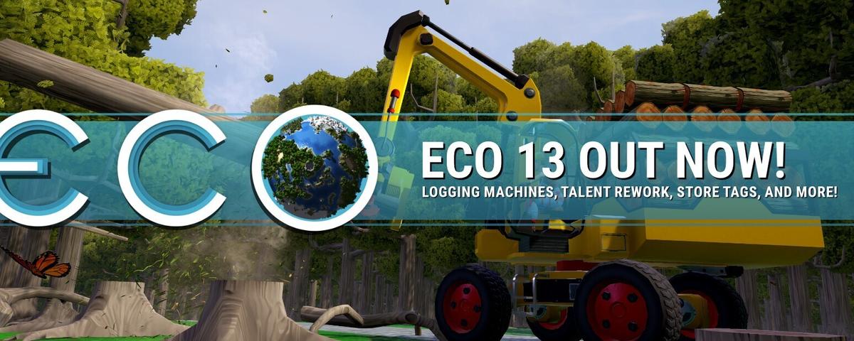 Eco Update 13: Loggningsmaskiner och progressions-rework (8 april 2026)