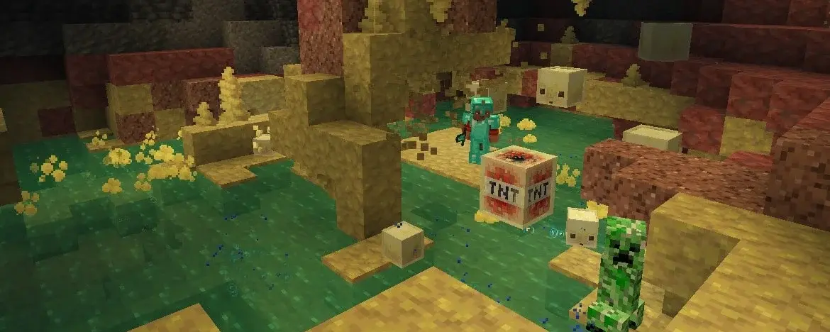 Minecraft 26.2 Snapshot 5: Gejsrar, explosiva Sulfur Cubes & Server-Protokoll 3.0 (april 2026)
