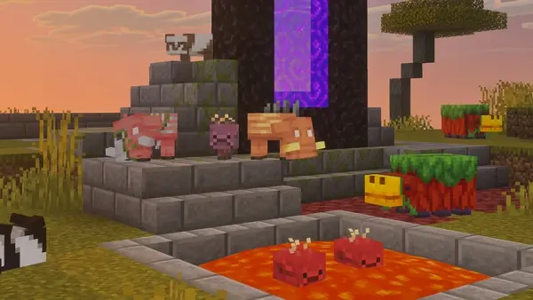 Minecraft Snapshot Februari 2026: Baby Hoglin, Zoglin, Strider, Panda och Snifflet är här!