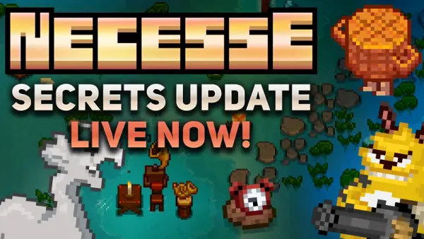 Necesse Secrets-uppdatering är live: Palworld- och Valheim-crossovers (april 2026)