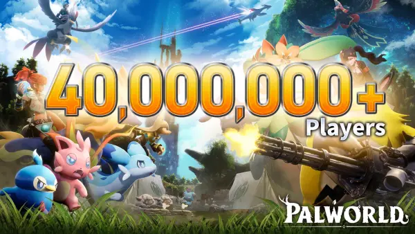 Palworld passerar 40 miljoner spelare inför 1.0-releasen 10 juli 2026